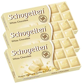 Schogetten German Chocolate (Pack of 3) (White Chocolate),100 grams