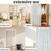 Shower Curtains Mould Proof Resistant, PEVA Waterproof Heavy Duty Bathroom