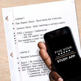 Five Star Loose Leaf Paper + Study App, 6 Pack, Notebook Paper, College Ruled Filler Paper, Reinforced, Fights Ink Bleed, 8.5 x 11, 80 Sheets per Pack (170025)