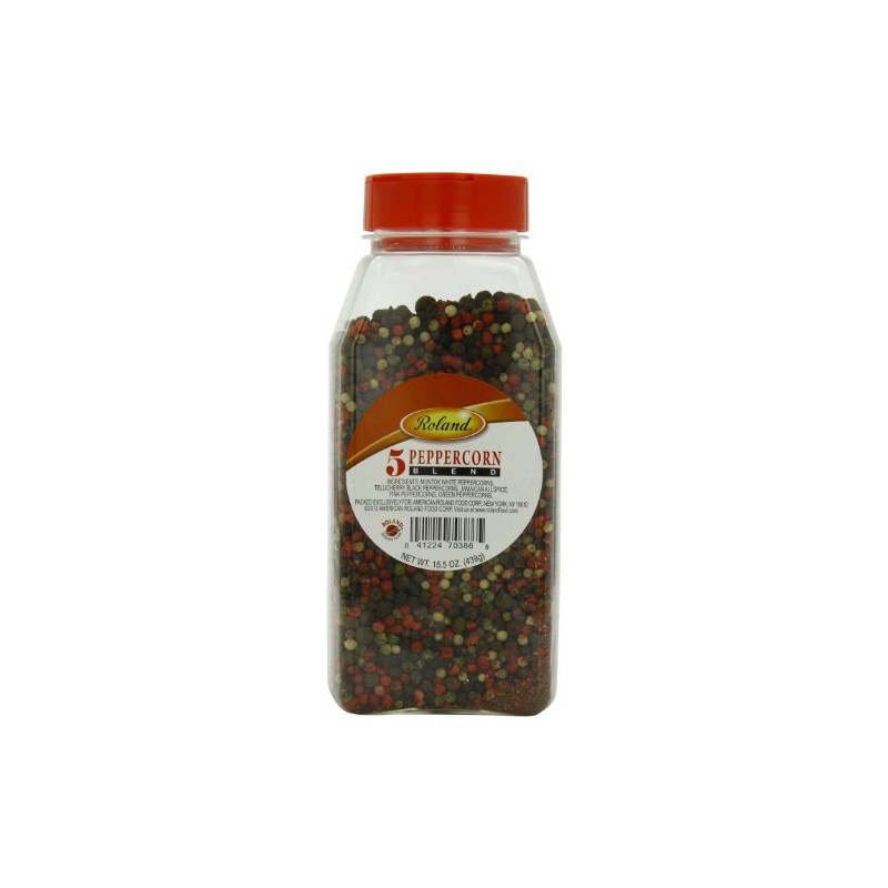 Roland Peppercorns, 5 Blend, 15.5 Ounce