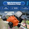 TWERE 12V Pump,7.0GPM,75Psi Diaphragm Water Pump,5 Chamber Self-Priming RV Water