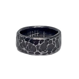 Hand Forged Iron Rings, Iron 6th and 11th Anniversary Gift, Gift for Her, Gift for Him, Anniversary Jewelry, Minimalist. (3mm)