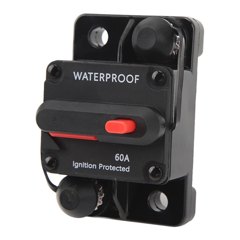 Car Audio Circuit Breaker 12V Waterproof Manual Reset with Fuse