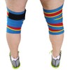 Manta Raya Knee Wraps Vendas elásticas de Compresion Gym levantamiento