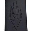 Cyreedom Motorcycle PU Leather Gas Tank Panel Bib with Flame