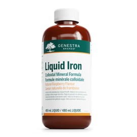 Genestra Brands - Liquid Iron - Colloidal Mineral Formula - 480 ml Liquid - Natural Raspberry Flavour