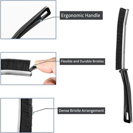 4 Pack- Crevice Cleaning Brush,Hard Bristle Crevice Brush for Household,Gap Cleaning Brush Grout Cleaner Brush for Corner Kitchen Bathroom Window, Multi use cleaining Tool, Multifuntion Brush