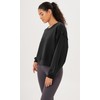 ODODOS Modal Soft Long Sleeve Cropped Sweatshirts for Women Oversized