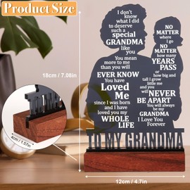 Grandma Gifts from Granddaughter - Birthday Gifts for Grandma from Granddaughter - Mother's Day Gifts for Grandma - Christmas Gifts for Grandma - Best Grandma Gifts
