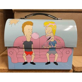 NEW BEAVIS AND BUTT HEAD METAL LUNCH BOX NEW UNUSED MTV JUDGE 90s VINTAGE LOOK