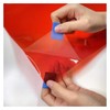 BDF Card Decorative Window Film Transparent Color Red - 48in