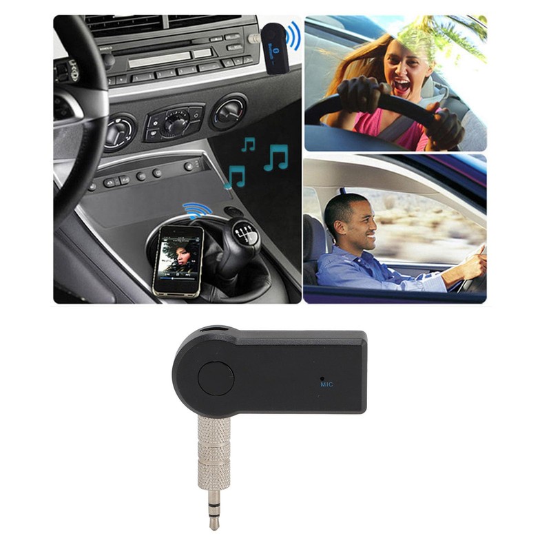 Bluetooth Transmitter Receiver Wireless Adapter, 3.5mm AUX Bluetooth Car Adapter