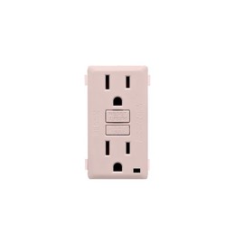 Leviton Renu 15-Amp Tamper Resistant GFCI Color Change Kit Face Cover, RKG15-FP, Fresh Pink Lemonade
