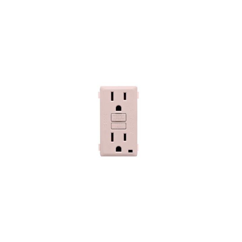 Leviton Renu 15-Amp Tamper Resistant GFCI Color Change Kit Face