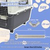 LUTQ 20 Sets Pet Carrier Replacement Fasteners Set - Heavy