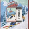 New Hampshire, Skier and Tram (1000 Piece Puzzle, Challenging Jigsaw