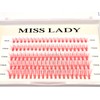 Faux Mink Lash Clusters, Red, 20D, Curl C, 8-16mm, 100