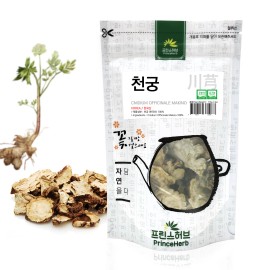 PrinceHerb Medicinal Korean Herb, Cnidium Officinale Makino 천궁 Dried Bulk Herbs, 4oz / 113g