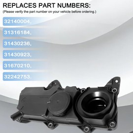 FUZIDDN PCV Valve Oil Trap with Enhanced Durability for Volvo XC90 XC60 S60 S80 S90 V60 V90 2014-2021 2.0L 4 Cylinder - Compatible with 32242753 31430923 31670210 31316184 w/Reinforced Gasket
