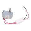 DC Motor 20RPM CCW/CW 4W 24V Horizontal Hole Tapping Shaft