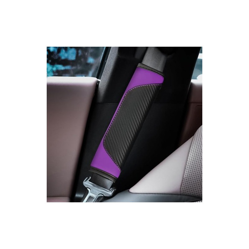 Osilly Carbon Fiber Seat Belt Covers - Soft Shoulder Protection
