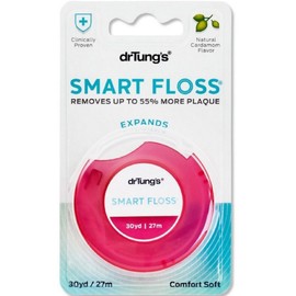 Dr. Tung's Smart Floss, 30 yds, Natural Cardamom Flavor 1 ea Colors May Vary (Pack of 18)
