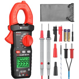 Neoteck Digital Clamp Meter 600A AC, 4000 Counts TRMS Auto-Ranging Multimeter – AC/DC Voltage, Resistance, Continuity, Diode, NCV, Flashlight – Electrical Tester for Home & Industrial Use