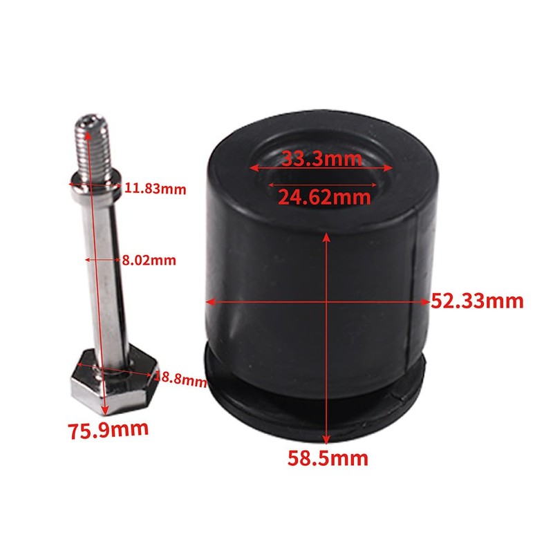 Diesel Rear Exhaust Rubber Damper T4A16991 Compatible With Jaguar XF