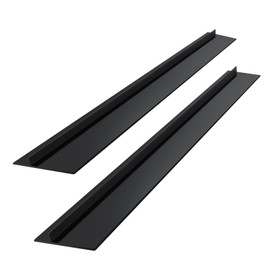 NCONCO Cubierta de silicona para estufa de cocina,juego de 2,25 pulgadas,Relleno de huecos para estufa y encimera,fácil de limpiar, resistente al calor,sella derrames entre encimera, estufa, horno