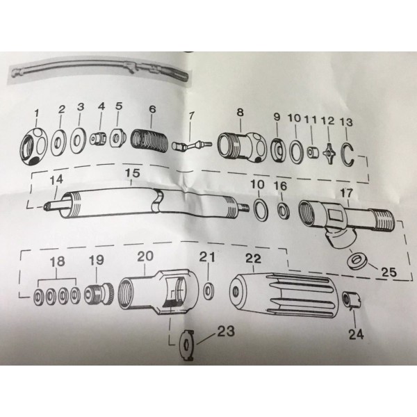 Spraying Systems Company GunJet Spray Systems 2 A PVC Handle