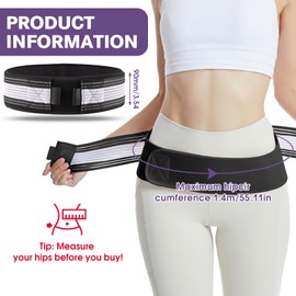 NCTNCX Pelvic Belt for Women Sacroiliac Belt Comfortable Support Postpartum Belt for Pelvis and Waist Iliosacral Hip Belt Unisex