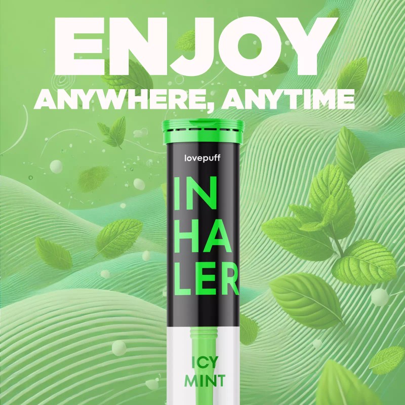 LovePuff Smokeless Aromatherapy Inhaler Quit Smoking Habit Replacement Icy Mint