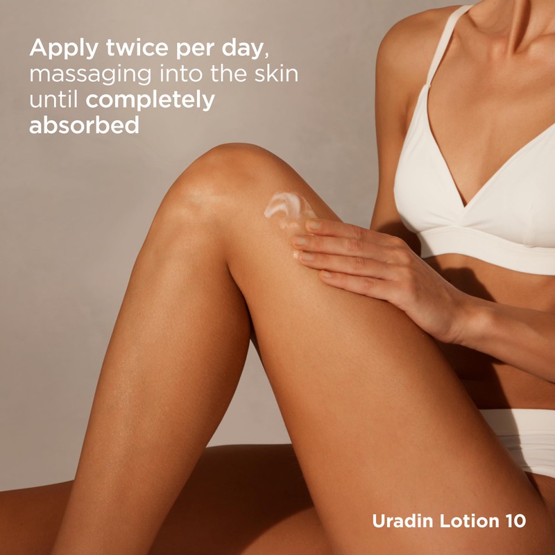 ISDIN Body Lotion Uradin 10, 24-Hour Intense Hydration, Non-Greasy, Fast-Absorbing