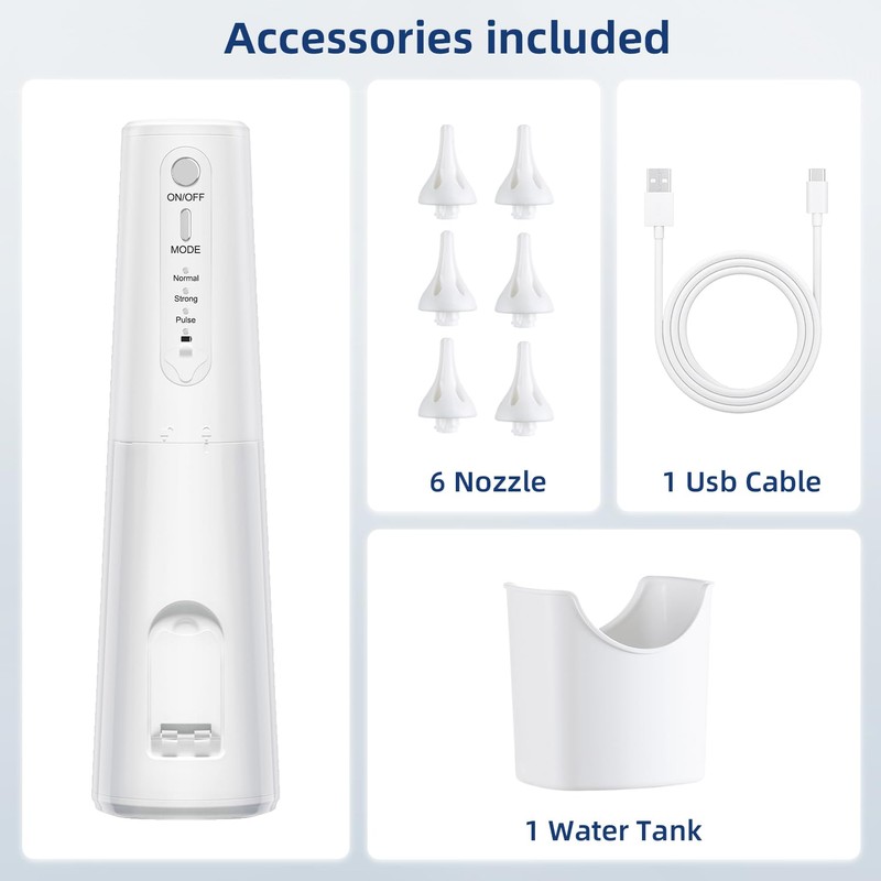 Electric Ear Wax Removal Water Powered Ear Cleaner with 6