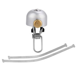 VGEBY Bell, 4 Colores Durable Bike Bell Manillar Ciclismo Sonido Claro Anillo de Bicicleta Accesorios de bocina(3.00 * 2.20 * 6.00cm-Plata) Bicicletas Y Piezas De Recambio