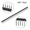 sourcing map Right Angle Header Pin 40P 1 Row 2.54mm