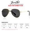 JOVAKIT Kids Small Polarized Aviator Sunglasses for Girls and Boys