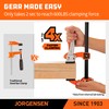 Jorgensen 12-inch Bar Clamp Set, Ratcheting Bar Clamp for Woodworking,