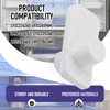 4 Pcs MCR620965 Refrigerator Crisper Drawer Wheel Mount