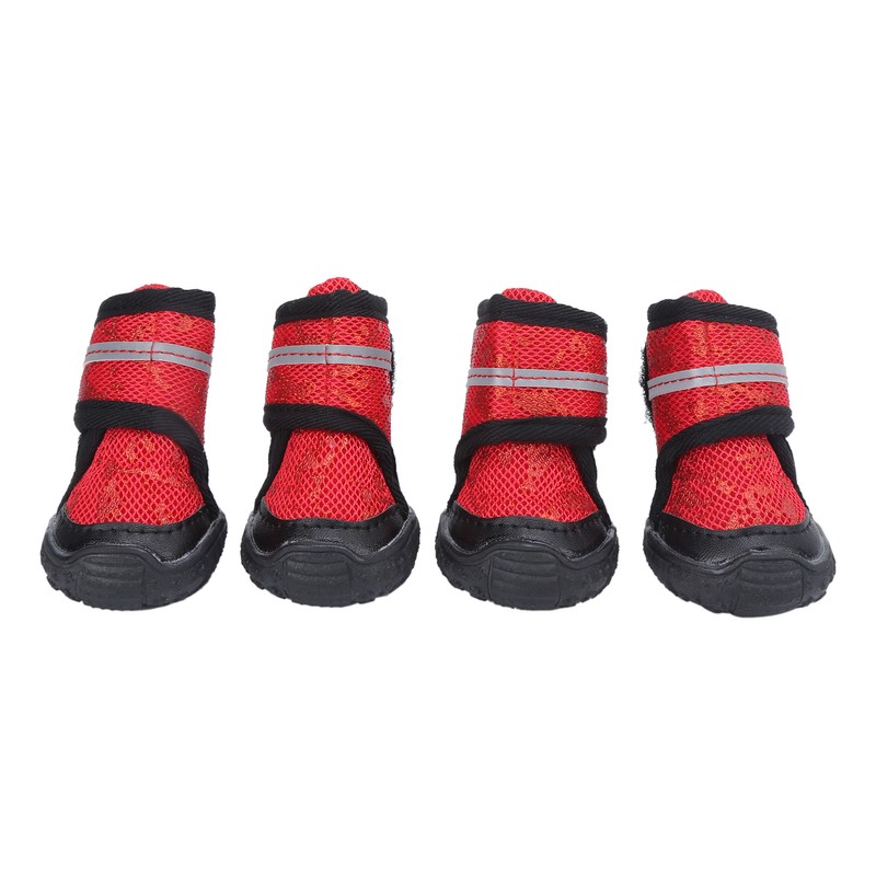 Pet Shoes Adjustable AntiSlip Outdoor Dog Boots for Small Medium