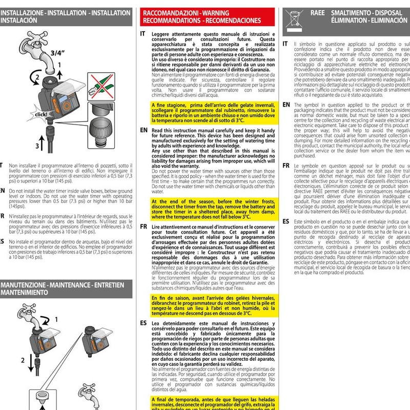Claber Tempo Logic Programmer