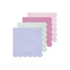 Meri Meri Disposable Paper Napkins (Pack of 20), Scalloped Edge,