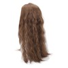 Women Long Curly Wigs Central Parting Universal Wig Headgear for