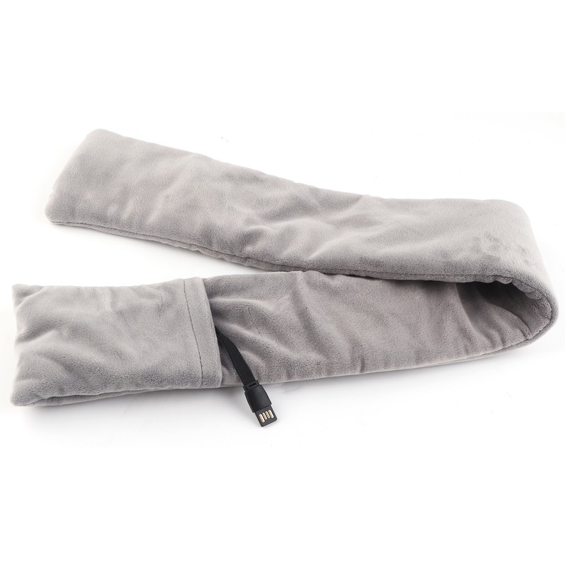 Electric Heated Neck Scarf Vibration Massage Double Sided Velvet Thick