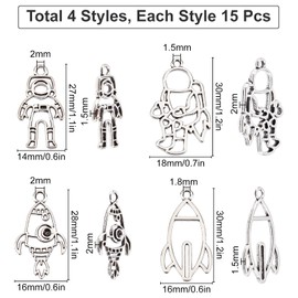 SUNNYCLUE 60 Pcs 4 Types Space Resin Frame Japanese Style Charm Resin Frame Empty Frame Cute Empty Frame Aviator Frame Frame Frame Aviator Frame Airplane Earring Lobby Frame Parts Heart Gold Silver