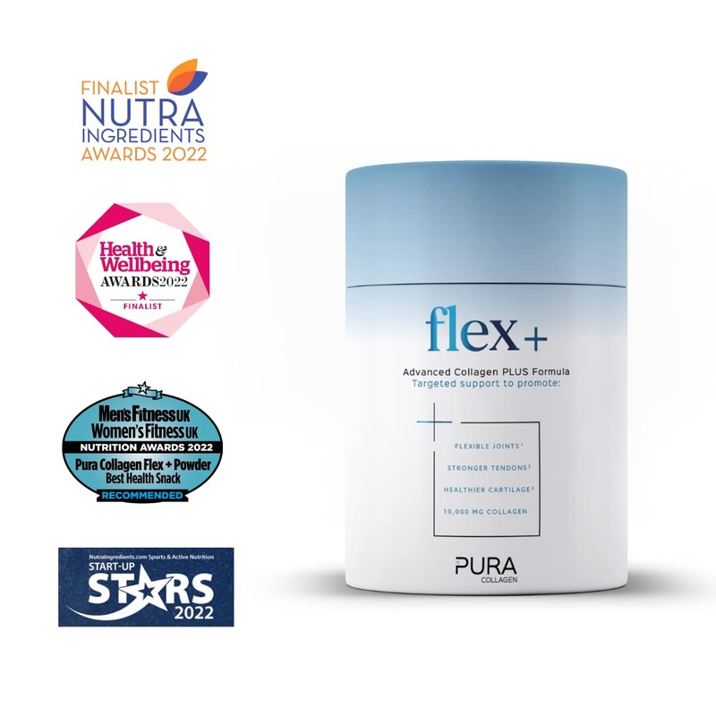 Pura Powdered Collagen Supplement (Flex +) | Hydrolysed Collagen Peptides