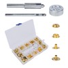 Luabue Press Stud Set Metal Press Studs Clothing Snaps Button