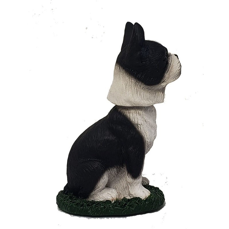 Animal Den Boston Terrier Dog Bobblehead Figure Statue Gift for