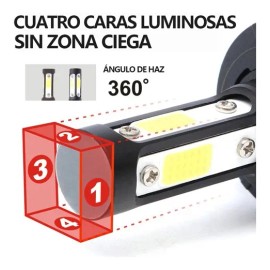Kit De Faros Delanteros De 4 Lados H7 9005 Led Rayo Bajo