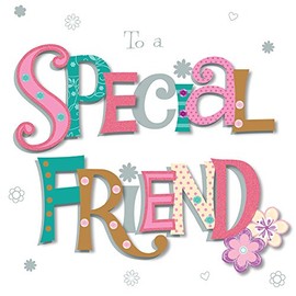 to A Special Friend Happy Birthday Greeting Card by Talking Pictures Cards